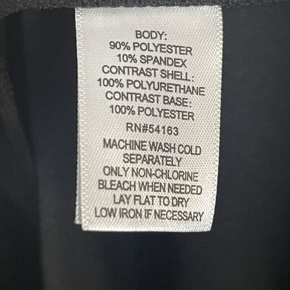 NWT Marc New York Black Faux Leather Spandex Pants Pull On Full Control - Picture 8 of 8